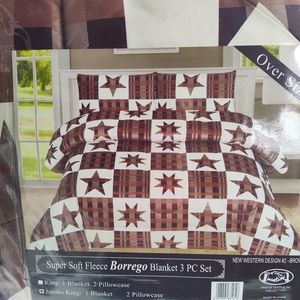 3pc Borrego Blanket Set